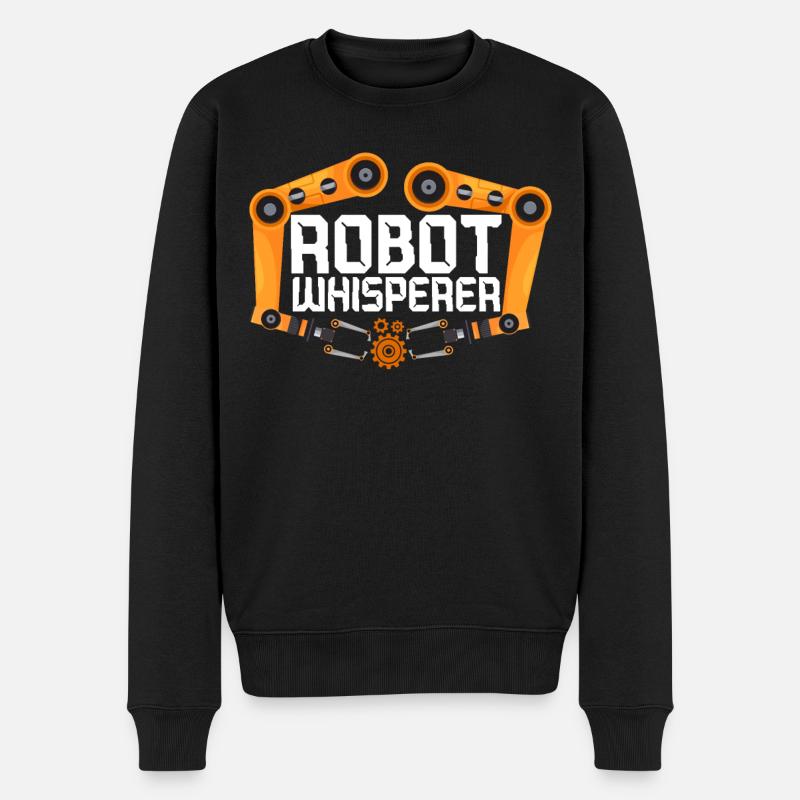 Robot Robotics Engineer Robot - Men's Premium Organic Jumper - black