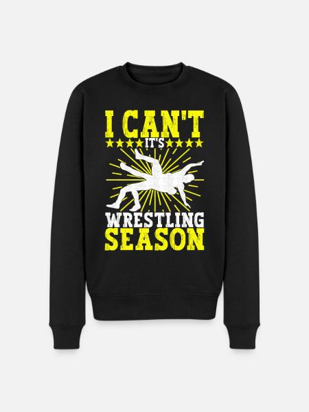 Wrestling Wrestling Wrestlers - Men's Premium Organic Jumper - black