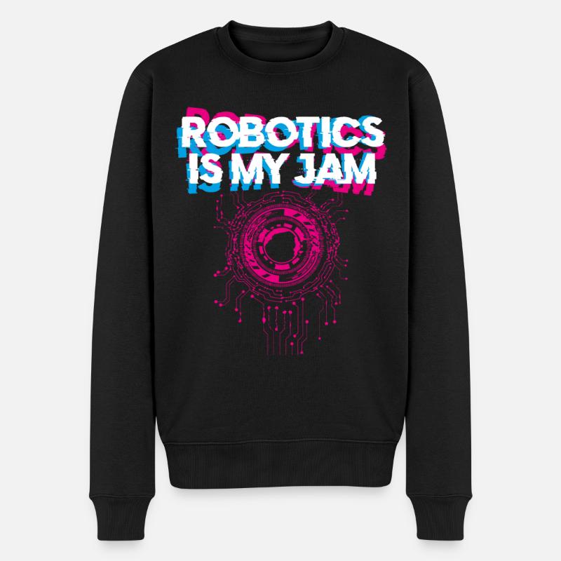 Robot Robotics Engineer Robotics - Men's Premium Organic Jumper - black