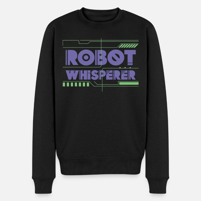 Robot Robotics Engineer Robot - Men's Premium Organic Jumper - black