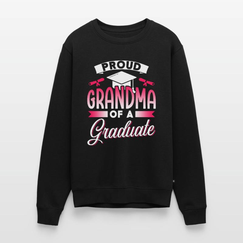 Stolze Großmutter Eines Absolventen Absolvent Männer Premium Bio Pullover