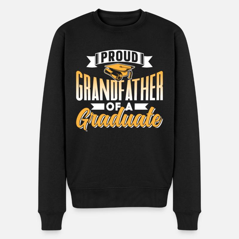 Fier grand-père d’un diplômé - Pull Premium bio Homme - noir