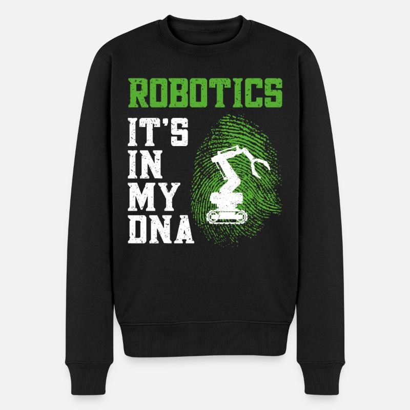 Robot Robotics Engineer Robotics - Men's Premium Organic Jumper - black