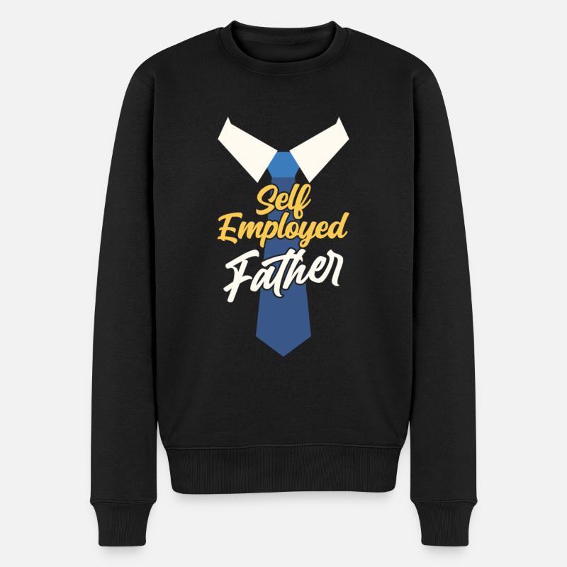 Père indépendant Freelance Indépendant - Pull Premium bio Homme - noir