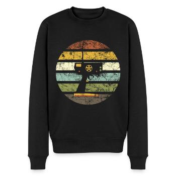 Vintage RC Car Racing - Modélisme - Pull Premium bio Homme - noir - Devant - Nico (187cm)