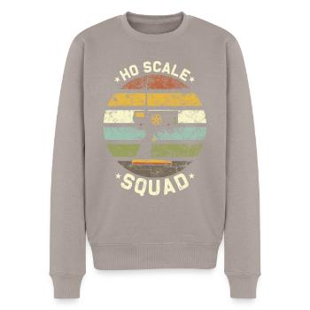 Vintage RC Car Racing - Modèles réduits - Pull Premium bio Homme - taupe - Devant - Nico (187cm)