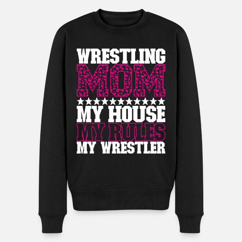 Lutte Maman Lutteuse - Pull Premium bio Homme - noir