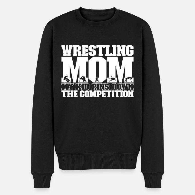 Lutte Maman Lutteuse - Pull Premium bio Homme - noir