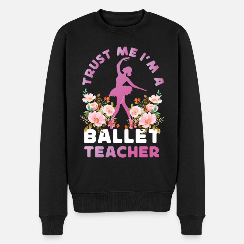 Ballet Danseuse Danse Ballerine - Pull Premium bio Homme - noir