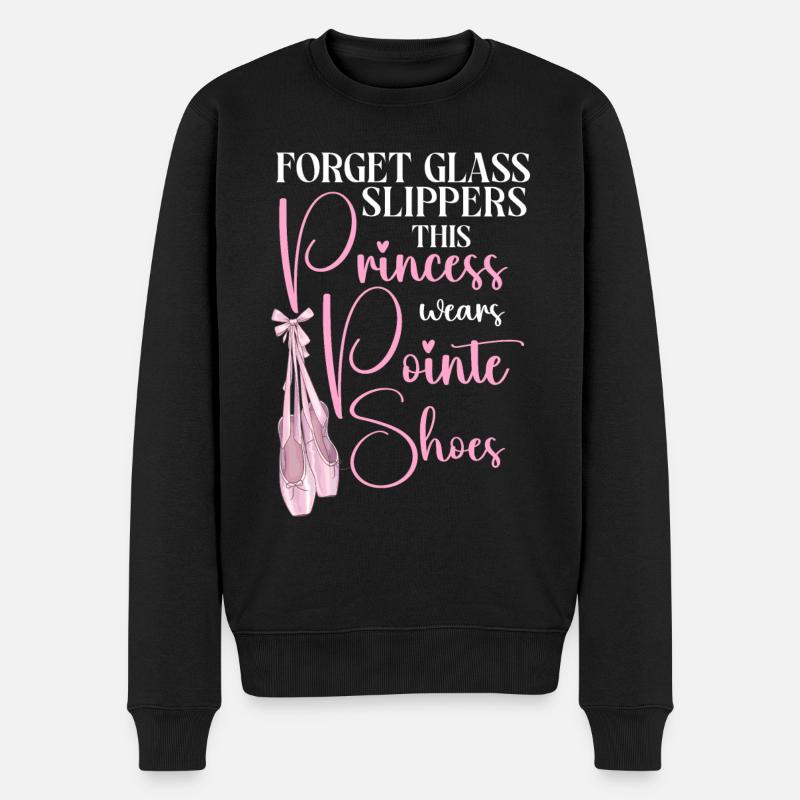 Ballet Dancer Dance Girl Ballerina - Männer Premium Bio Pullover - Schwarz