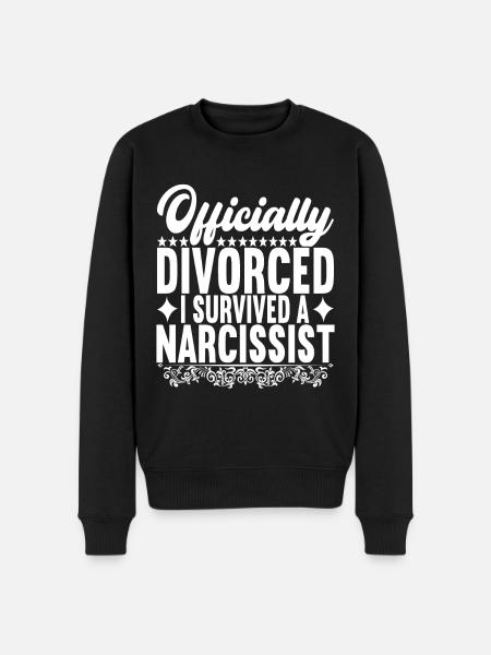 Divorce Divorced - Men's Premium Organic Jumper - black