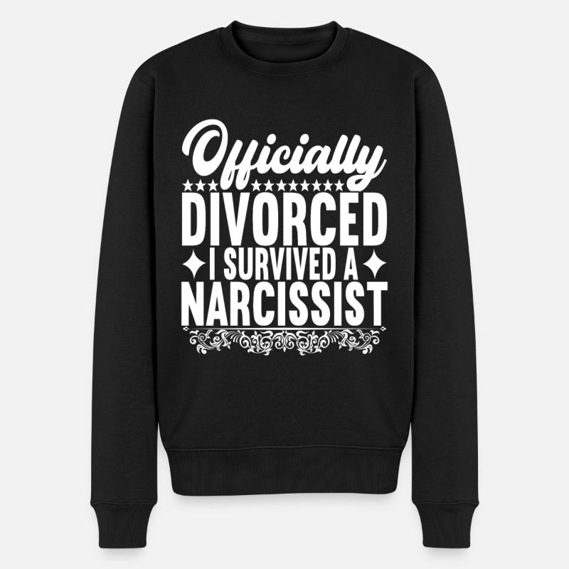 Divorce Divorcé - Pull Premium bio Homme - noir