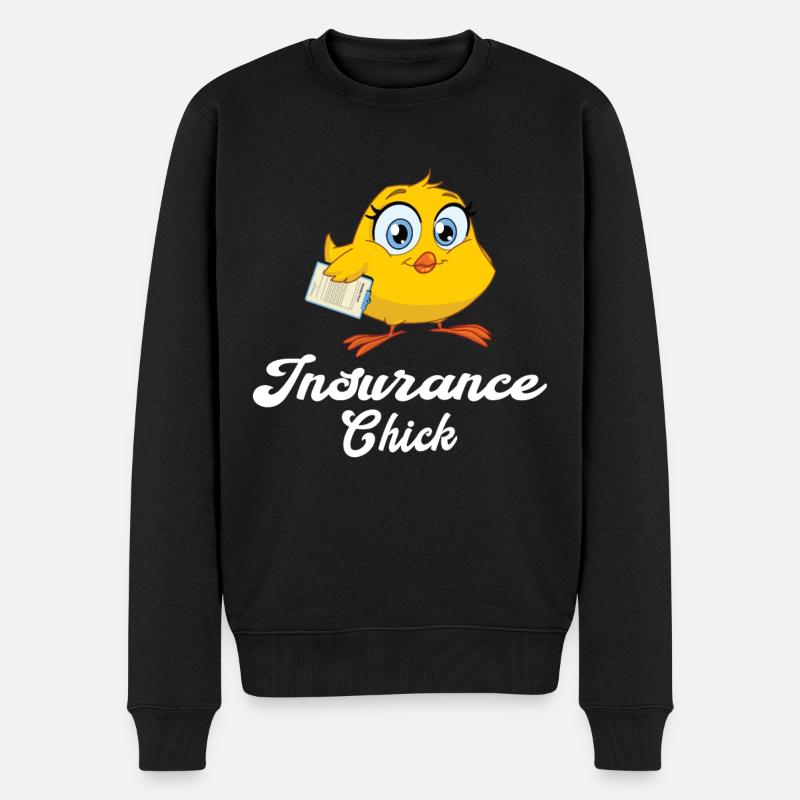 Funny Insurance Sales Representative - Men's Premium Organic Jumper - black