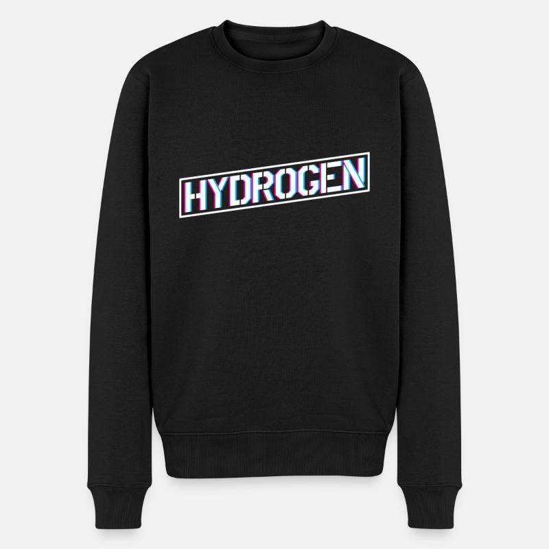 Hydrogène énergie Élément hydrogène - Pull Premium bio Homme - noir