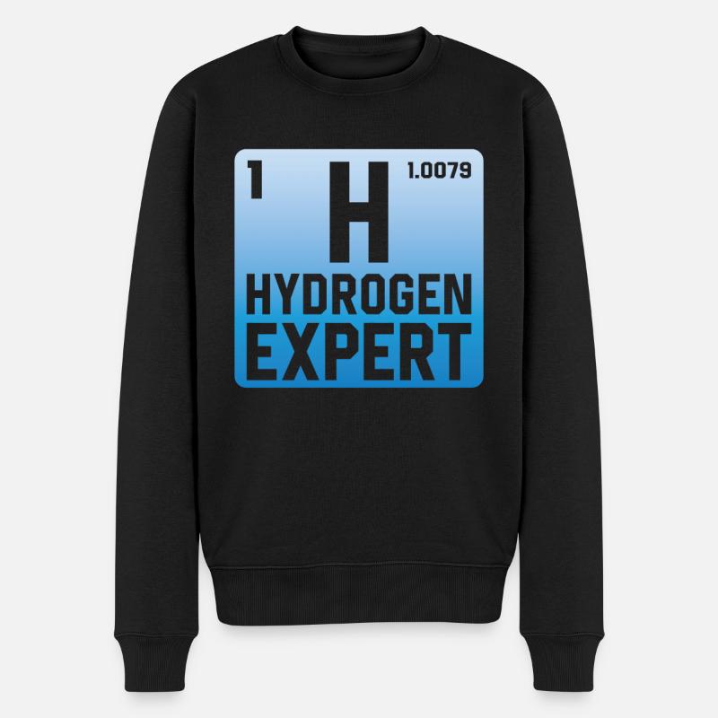 Hydrogen Expert Élément d’énergie hydrogène - Pull Premium bio Homme - noir