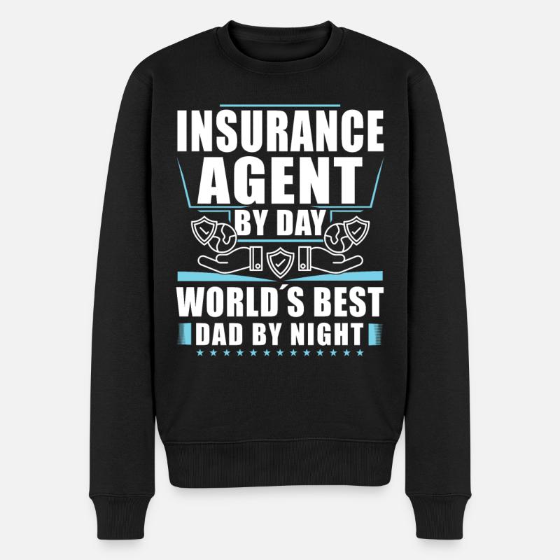 Funny Insurance Sales Representative - Men's Premium Organic Jumper - black