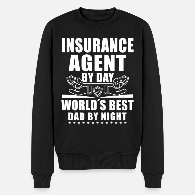 Funny Insurance Sales Representative - Men's Premium Organic Jumper - black