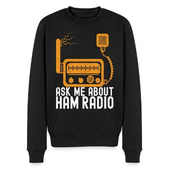 Ham Radio Ham Funker - Männer Premium Bio Pullover - Schwarz - Vorne - Nico (187cm)