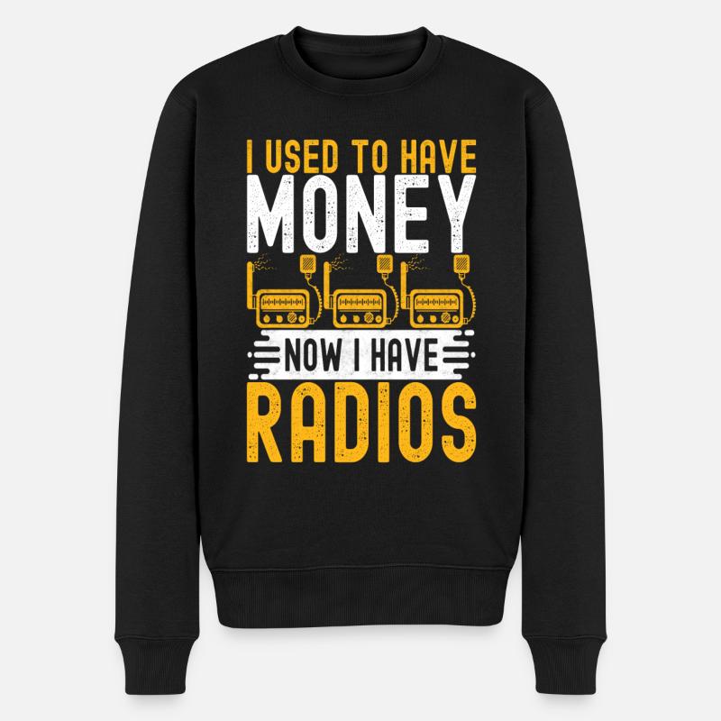 Ham Radio Ham Funker - Männer Premium Bio Pullover - Schwarz