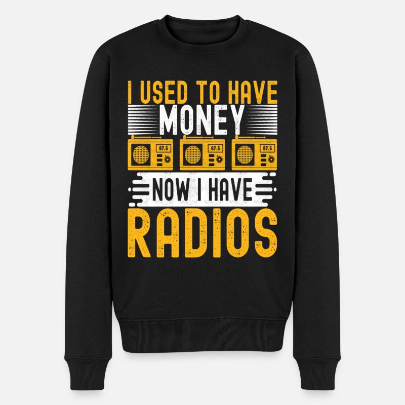 Ham Radio Ham Funker - Männer Premium Bio Pullover - Schwarz