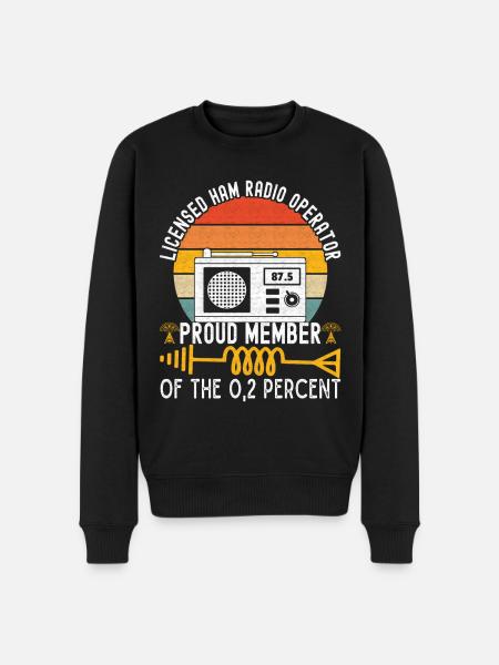 Ham Radio Ham Funker - Männer Premium Bio Pullover - Schwarz