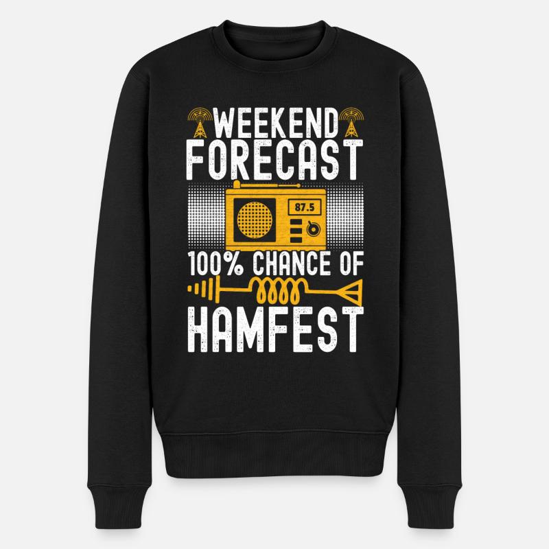 Ham Radio Ham Funker - Männer Premium Bio Pullover - Schwarz