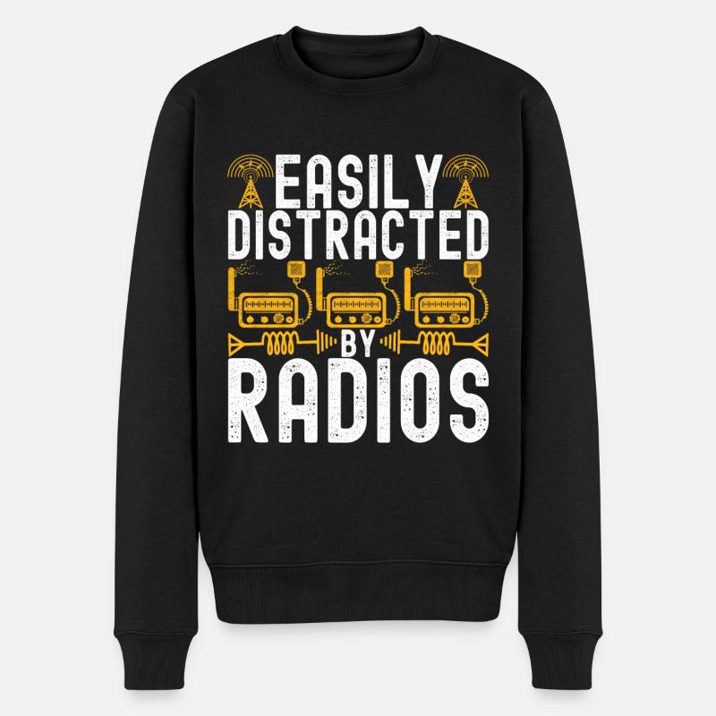 Ham Radio Ham Funker - Männer Premium Bio Pullover - Schwarz