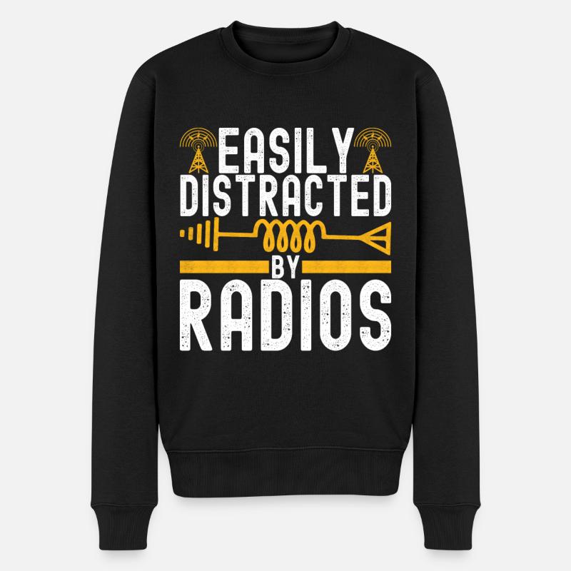 Ham Radio Ham Funker - Männer Premium Bio Pullover - Schwarz