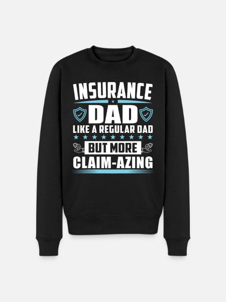 Funny Insurance Sales Representative - Men's Premium Organic Jumper - black