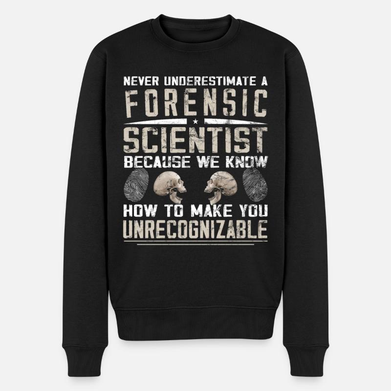Criminologue - Sciences médico-légales - Pull Premium bio Homme - noir