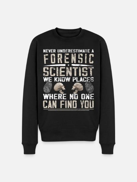 Criminologist - Forensic Science - Men's Premium Organic Jumper - black