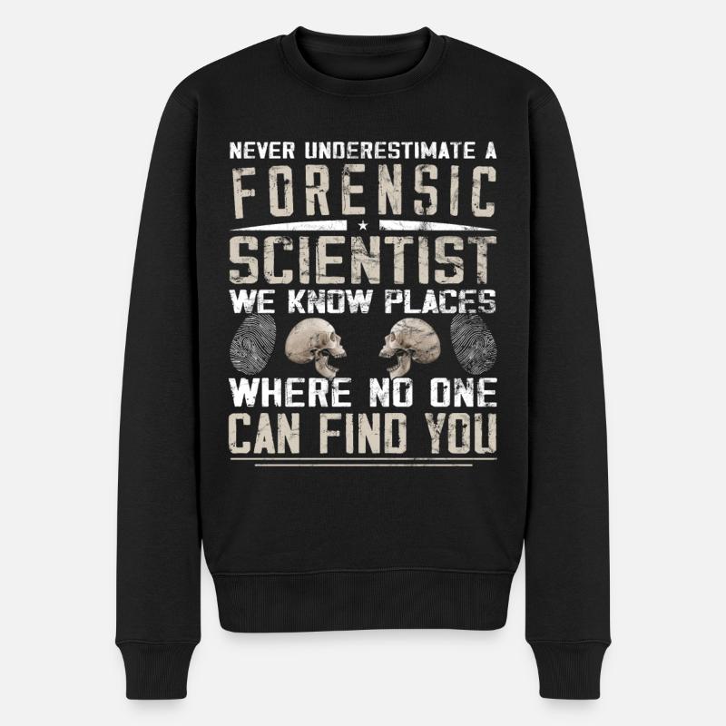 Criminologue - Sciences médico-légales - Pull Premium bio Homme - noir