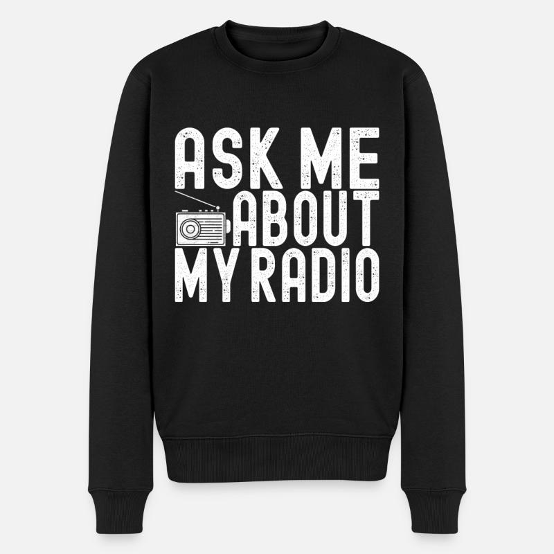 Ham Radio Ham Funker - Männer Premium Bio Pullover - Schwarz