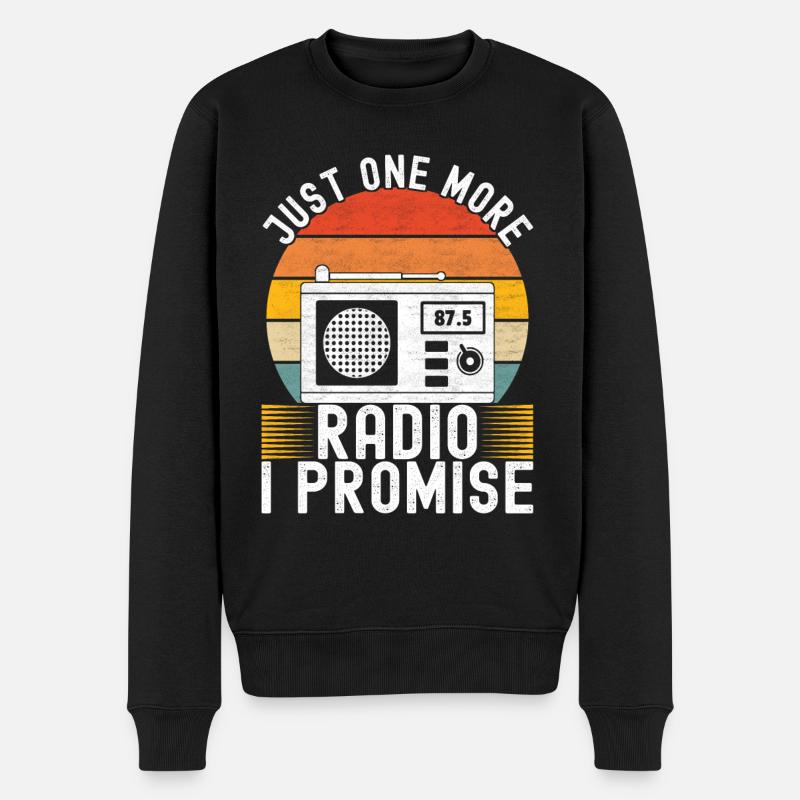 Ham Radio Ham Funker - Männer Premium Bio Pullover - Schwarz