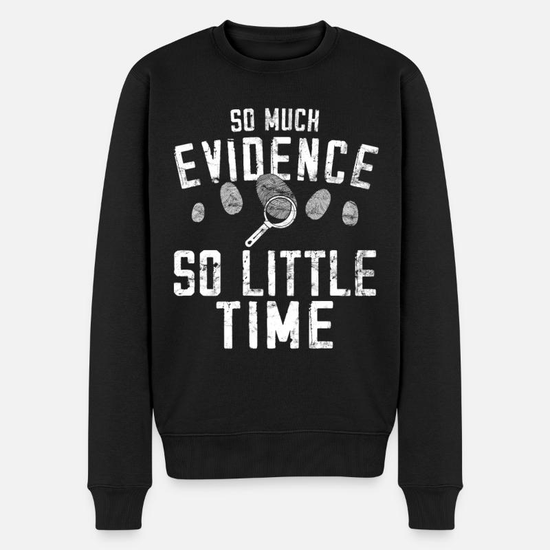 Criminologist - Forensic Science - Men's Premium Organic Jumper - black