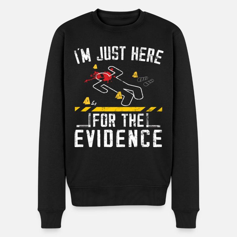 Criminologist - Forensic Science - Men's Premium Organic Jumper - black