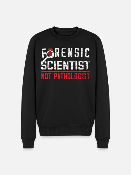 Criminologist - Forensic Science - Men's Premium Organic Jumper - black