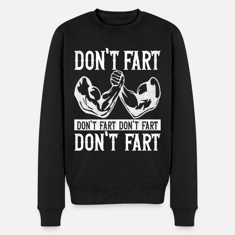 Bras de fer - Pull Premium bio Homme - noir