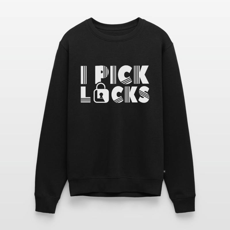 I Crack Locks Lock Cracker Lock Picking Pull Premium bio Homme
