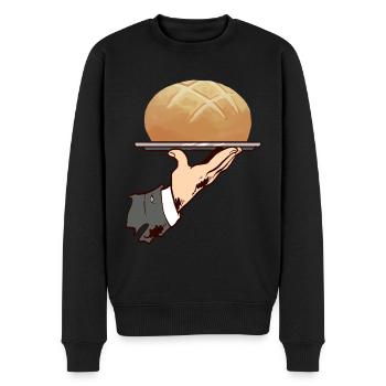 Bäcker Bäckerei Backen - Männer Premium Bio Pullover - Schwarz - Vorne - Nico (187cm)