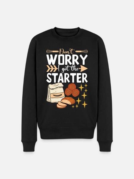 Bäcker Bäckerei Backen - Männer Premium Bio Pullover - Schwarz
