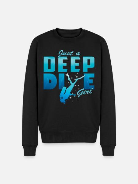 Plongée profonde Freedive DeepDive - Pull Premium bio Homme - noir