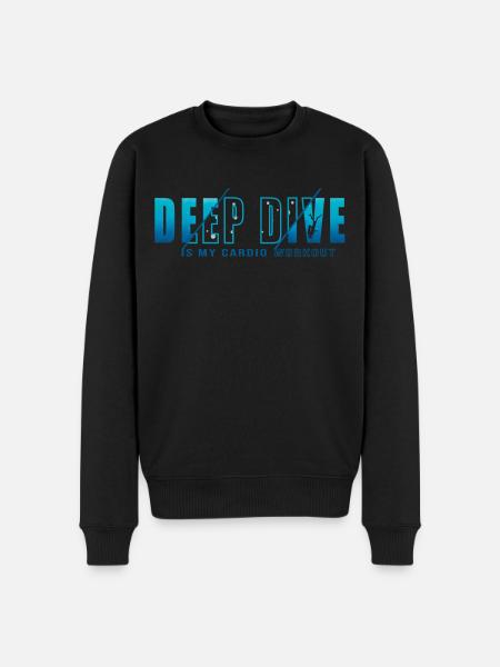 Deep Diving Freedive DeepDive - Men's Premium Organic Jumper - black