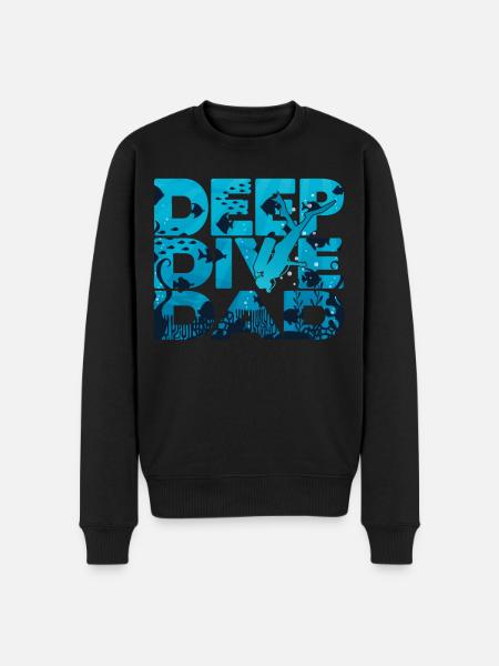 Freedive Deep Dive DeepDive papa - Pull Premium bio Homme - noir