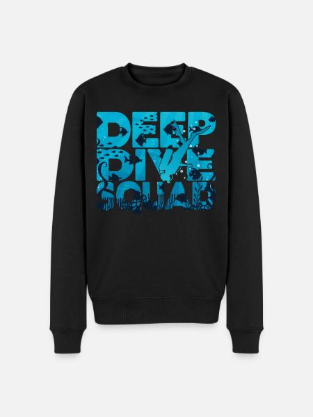 Deep Diving Freedive DeepDive - Men's Premium Organic Jumper - black
