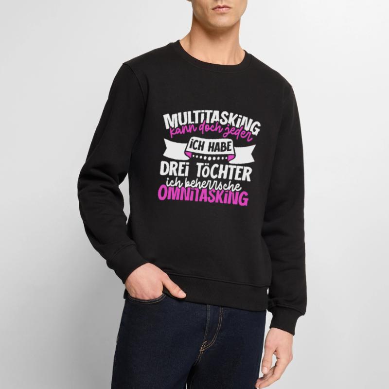 Multitasking kann jeder - Mutter und Töchter Männer Premium Bio Pullover