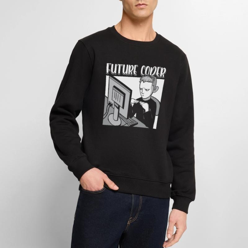 Futur Codeur Étudiant en informatique Programmeur Codage Pull Premium bio Homme