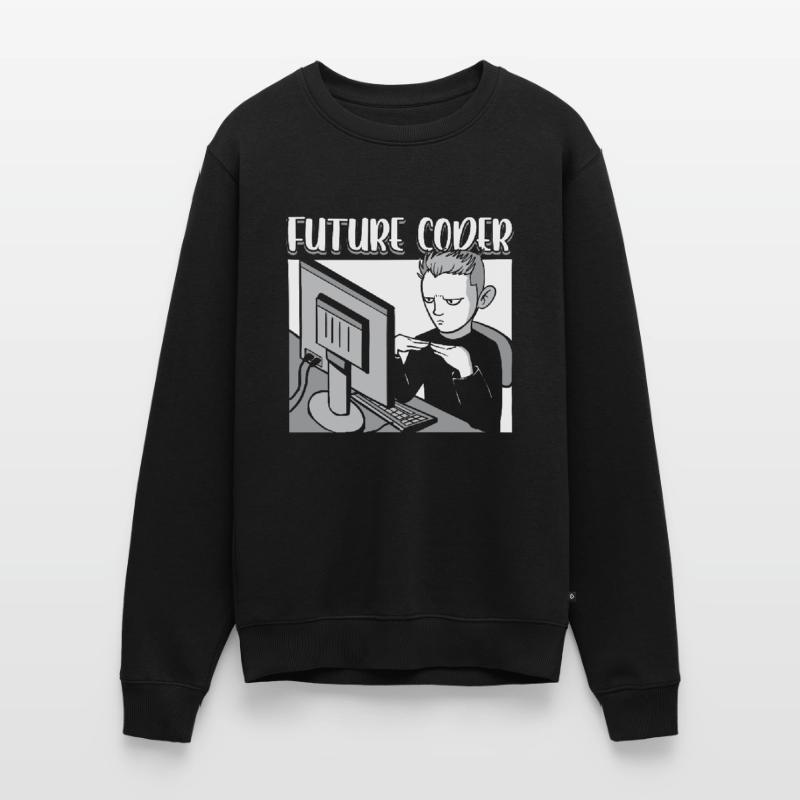 Futur Codeur Étudiant en informatique Programmeur Codage Pull Premium bio Homme