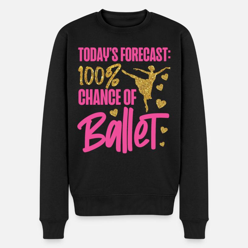 Ballet Danseuse Danse Ballerine - Pull Premium bio Homme - noir