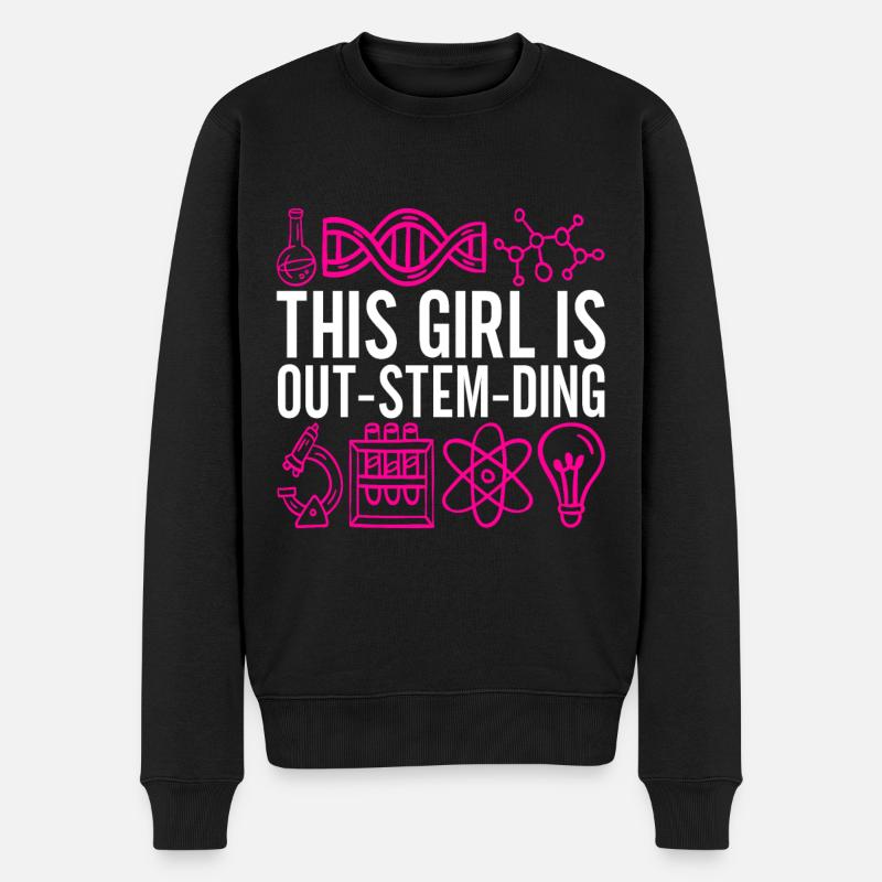 Femmes Steminist en science - Pull Premium bio Homme - noir